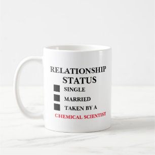 Relatiestatus Chemisch Wetenschapper Koffiemok