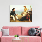 Relating his Adventures, 1881 Canvas Afdruk (Insitu (Woonkamer))