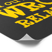 RELATION INADÉQUATE ~ Poster / Imprimer (Coin)