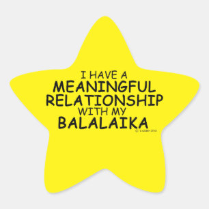 Relation significative Balalaika Star Sticker