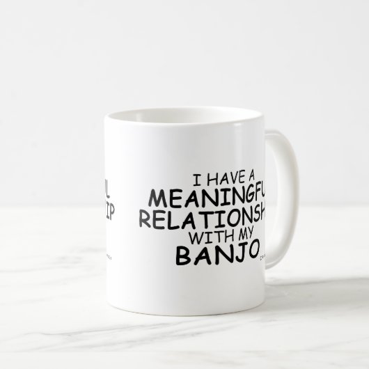 Relation significative Banjo café Mug (Devant droit)