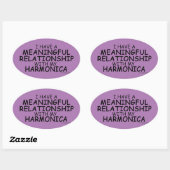 Relation significative Harmonica Oval Sticker (Feuille)