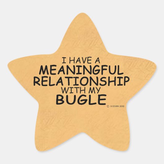 Relation significative Sticker Bugle Star (Devant)