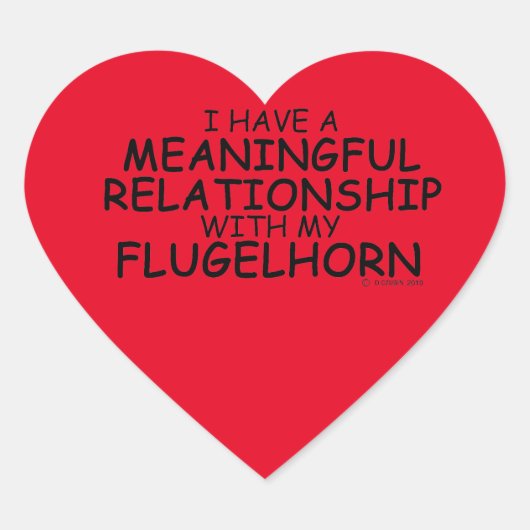 Relation significative Sticker Coeur Flugelhorn (Devant)