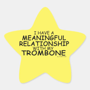 Relation significative Trombone Star Sticker