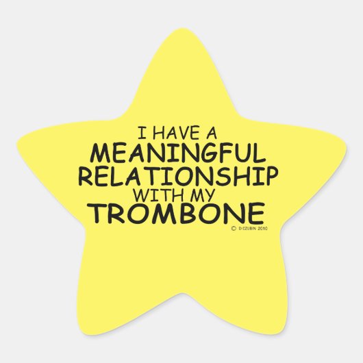 Relation significative Trombone Star Sticker (Devant)