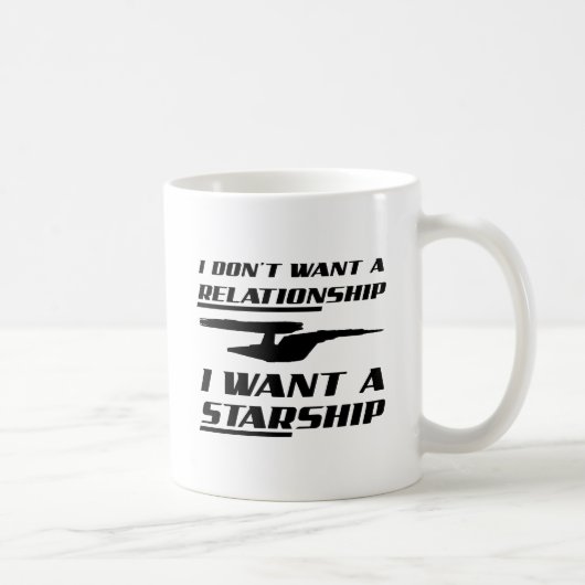 Relation Starship Funny Mug (Droite)