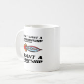 Relation vaisseau spatial Funny Mug (Devant gauche)