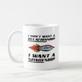 Relation vaisseau spatial Funny Mug (Gauche)