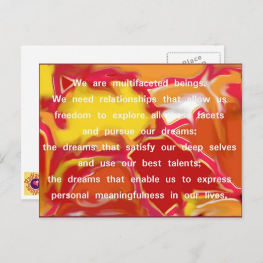 Relations qui autorisent le devis carte postale 2 (Devant / Derrière)