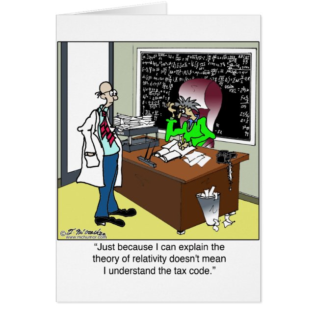 Relativiteitstheorie en belastingcode (Voorkant)