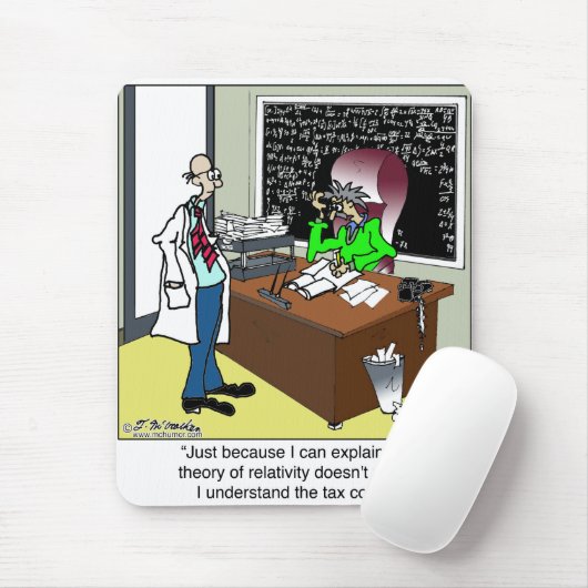 Relativiteitstheorie en belastingcode muismat (Met muis)