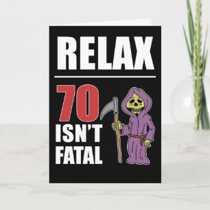 Relax 70 is geen dodelijke grim Reaper-kaart op za Kaart
