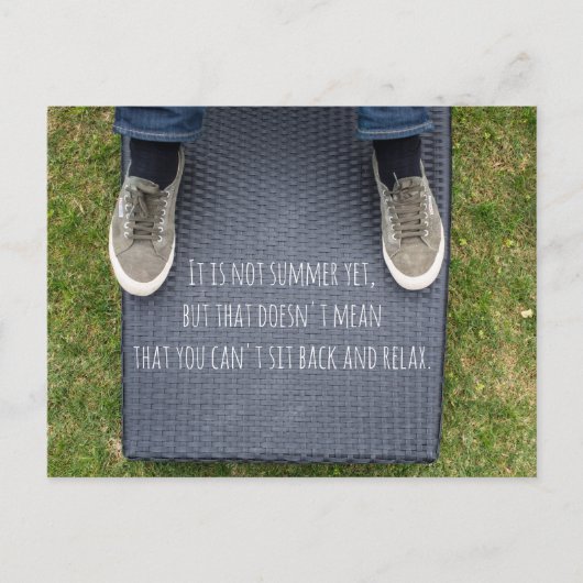 Relax Briefkaart (Voorkant)