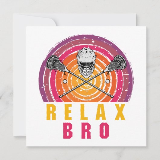 Relax Bro Lacrosse (Voorkant)