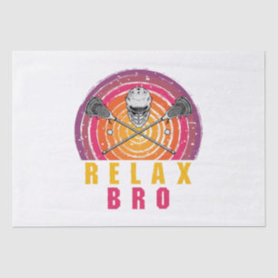 Relax Bro Lacrosse Tissuepapier