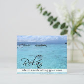 RELAX Carte postale Immobilier (Debout devant)