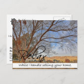 RELAX Carte postale Immobilier (Devant / Derrière)