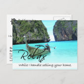 RELAX Carte postale Immobilier (Devant / Derrière)