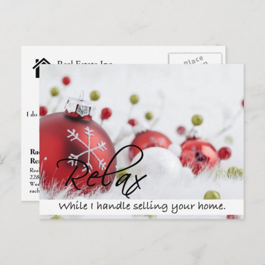RELAX Carte postale Immobilier (Devant / Derrière)
