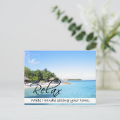 RELAX Carte postale Immobilier (Debout devant)
