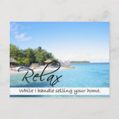 RELAX Carte postale Immobilier (Devant)