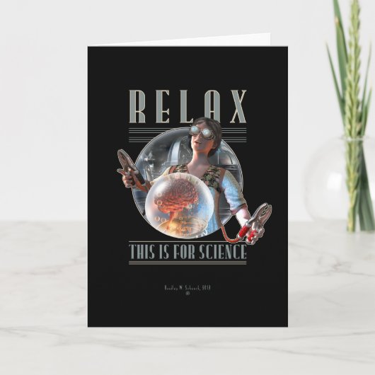 Relax : Ceci est pour la carte de voeux SCIENCE (Devant)