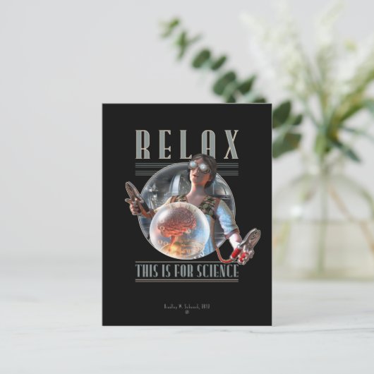 Relax : Ceci pour la carte postale SCIENCE (Debout devant)