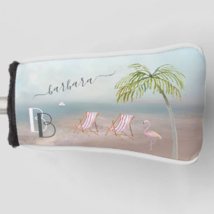 Relax denk dan aan strand en kies de voornaam van golfheadcover