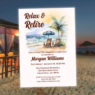 Relax en pensioen Tropical Beach stoel pensioen Kaart