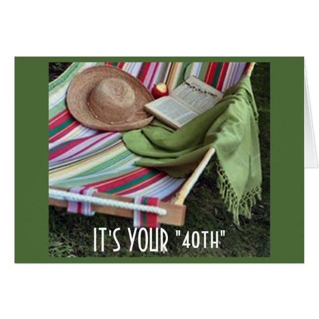 RELAX/ENJOY OP UW 40e EN HERINNER U R "40" (Voorkant Horizontaal)