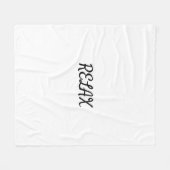 RELAX FLEECE DEKEN (Voorkant (Horizontaal))