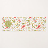 Relax & Flow – Botanical Birds Yogamat (Voorkant (horizontaal))