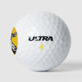 Relax - Funky Cool Giraffe Golfballen (Logo)
