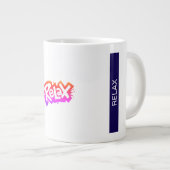 Relax Giant Coffee Mok (Voorkant rechts)