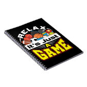 Relax Het is gewoon een Game PE Teacher Gym Coach Notitieboek (Rechterzijde)