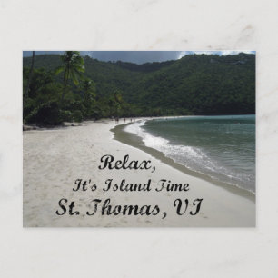 Relax, het is tijd voor de eilanden, St. Thomas VI Briefkaart