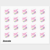 Relax Hunny Bunny Ronde Sticker (Vel)