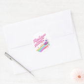 Relax Hunny Bunny Ronde Sticker (Envelop)