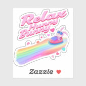 Relax Hunny Bunny Sticker (Vel)