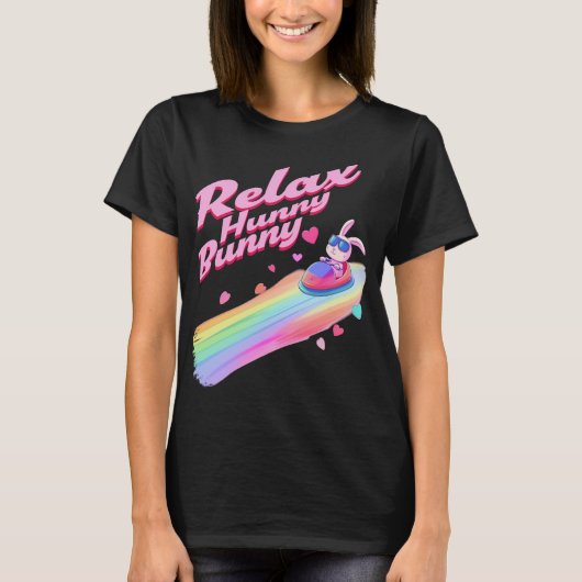 Relax Hunny Bunny T-shirt (Voorkant)