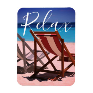 Relax   Motivatie strand, Ocean Magnet Magneet