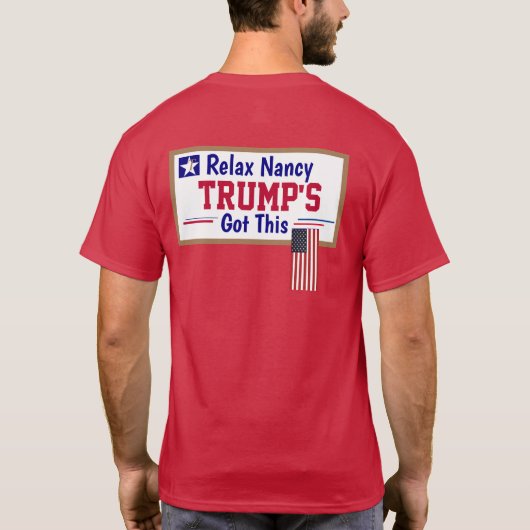 Relax Nancy MAGA T-shirt (Achterkant)