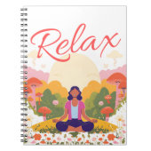 Relax Peace Calm Champhroom Blank Carnet (Devant)