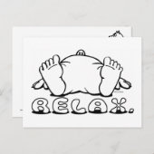 Relax Postcard Briefkaart (Voorkant / Achterkant)