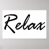 Relax Poster (Voorkant)