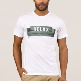 RELAX QUOTE BANK GRAFISCH MANNEN T-SHIRT