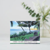 RELAX Real Estate briefkaart (Staand voorkant)