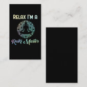 Relax Reiki Master Therapist Chakra Therapie Visitekaartje (Voorkant / Achterkant)