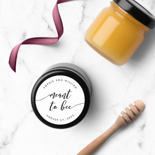 Relax Script bedoeld om te zijn bruiloft gunst Ronde Sticker